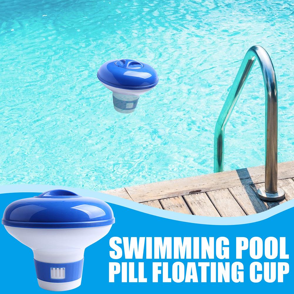 

Adjustable Swimming Pool Floating Chlorine Dispenser With Automatic Applicator Pump Swimming For Indoor Outdoor Swimming Po S2z6 синий
