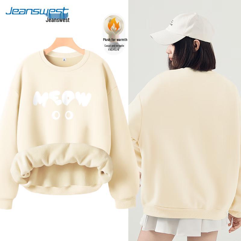 JEANSWEST Women's Crew Neck Sweatshirt