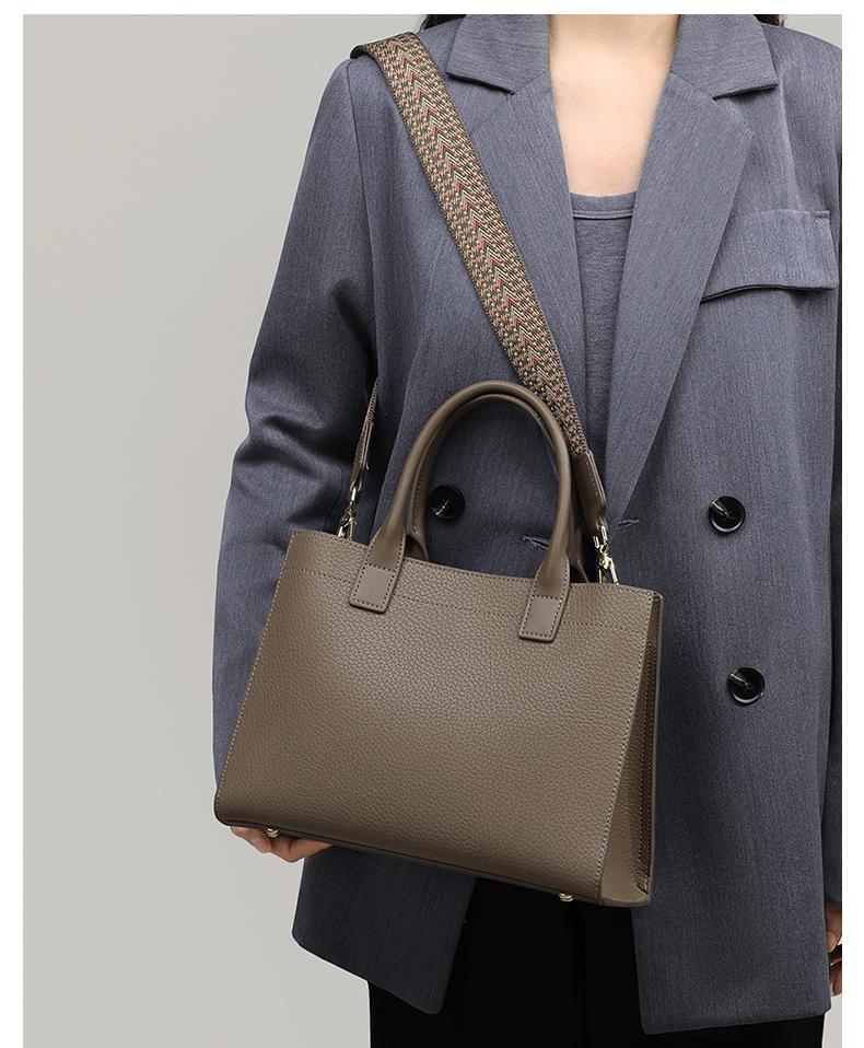 Women's Handbag, Crossbody Bag, High-End Leather Commuting Shoulder Bag