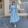 Solide Elegante Jurk Dames Winter Patchwork Kant Party Midi Jurk Vrouwelijk Casual Franse Stijl Lief Kawaii Koreaanse Jurk Dames