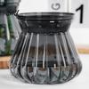 Lazy Gardener Flowerpot Self-watering with Self-absorbing Cotton Rope Creative Plastic Plant Pot Indoor Vertical Grain Glass Planter Inner Cup