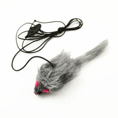 Swing Cat Teasing Toy Elastic Hanging Caterpillar Mouse Teasing Cat Stick Cat