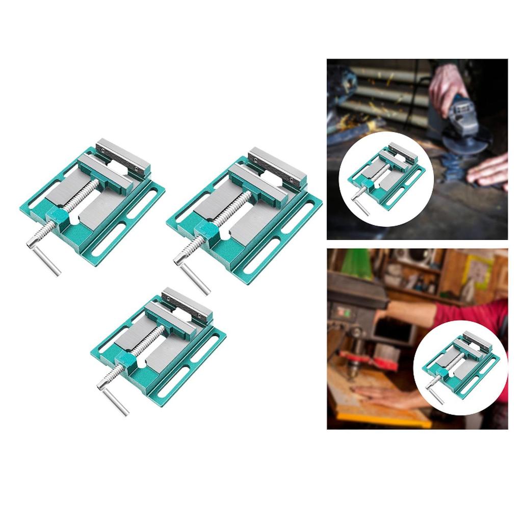 Press Vise Adjustable Worktable Parallel Jaw Vice for Hobby Sawing DIY