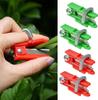 4-Pack Thumb Knife Harvesting Tool with Stainless Steel Blade, Red Green