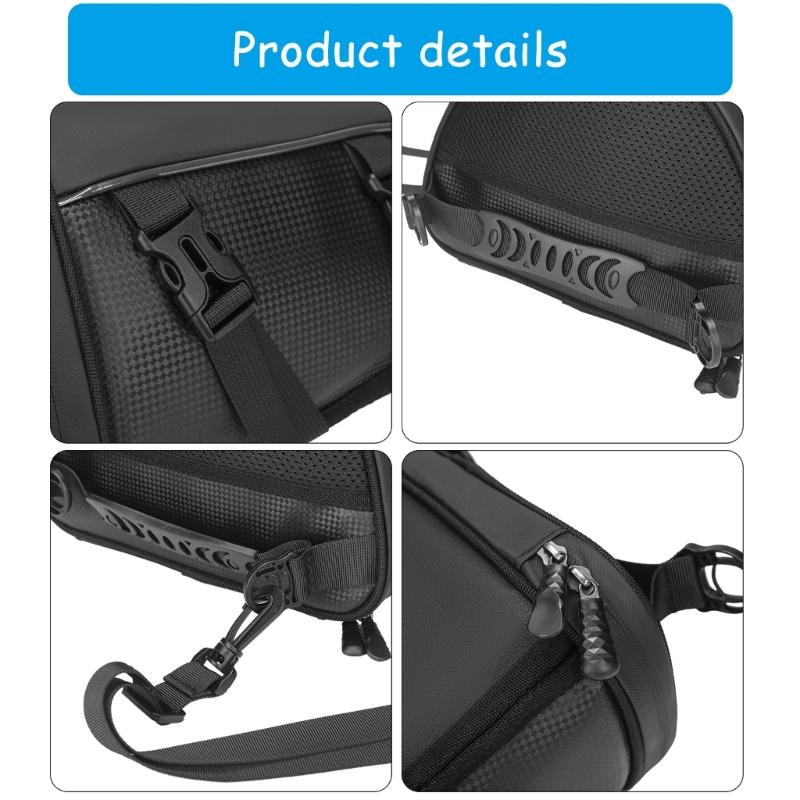 Waterproof Motorcycle Riding Pack Multiuse Tail Bag Helmets Gear Organized Storage Backpack with Spacious Compartments