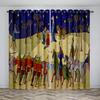 Ethnic African Woman Window Window Drapes Living Space Bedroom Space Kitchen Area Curtain For Children Drapes Window Treatment