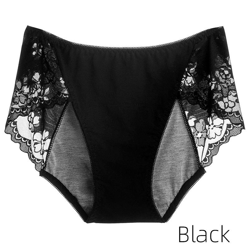

1/3 шт., средняя талия, 3 слоя, герметичные женские физиологические трусы, кружевные женские трусы, удобные дышащие женские трусы для менструации XS