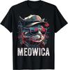 Meowica 4th Of July Cat American Flag America USA Funny TShirt