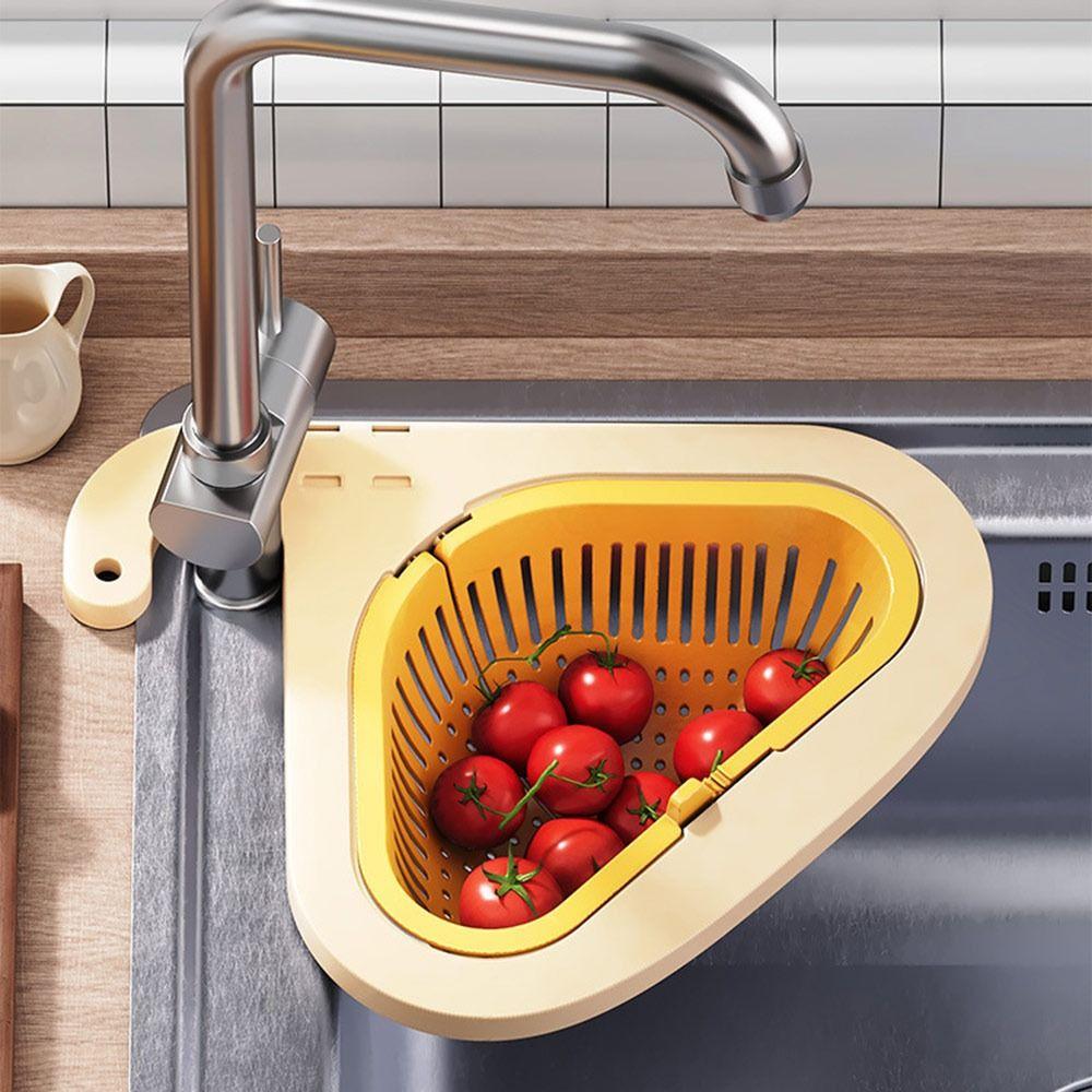 Press Dumping Waste Sink Hanging Drain Basket Separate Anti-leak Detachable Openable Bottom Cover Kitchen Sink Filter Strainer