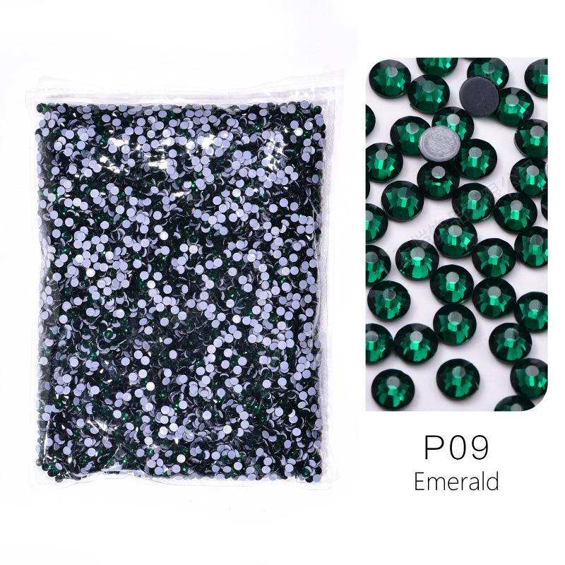 Large Packaging Uniform Glass Imitation Austrian Hot Diamond, Hot Melt Adhesive Bottom Diy Clothing Shoes And Hats Jewelry Rhinestone