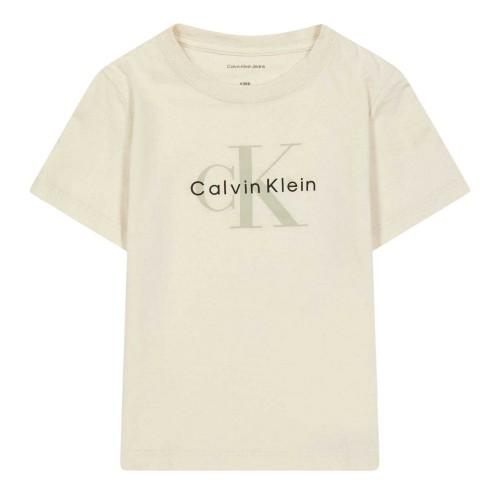 Calvin Klein Childrens/Kids Monogram Short-Sleeved T-Shirt