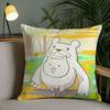 Cartoon The BBattle Cats Pillow Case Square DoubleSided Printing Sofa Cushion Cover Pillowcase Bedroom Bedside
