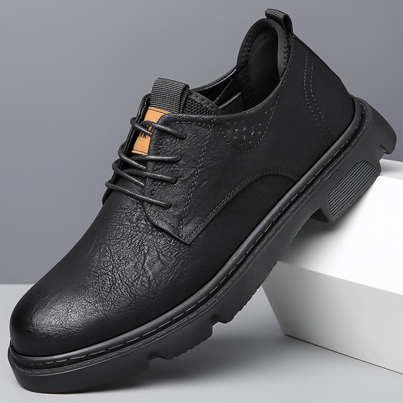 

Летние мужские модные повседневные кроссовки из коровьей кожи 2023 года — дышащая, мягкая подошва, универсальная спортивная обувь 44