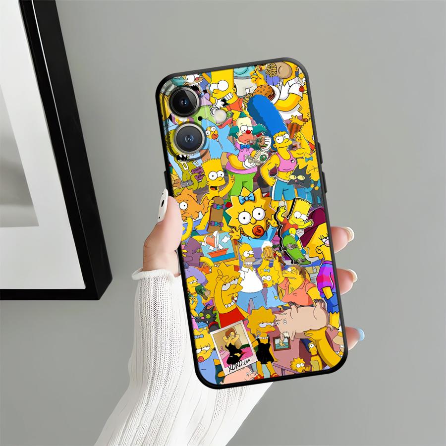 Funda Phone Cover Case for iPhone SE 14 7 8 13 Mini 15 Plus X XS XR 11 17 16 Pro Max 12 17Air The S-simpsons