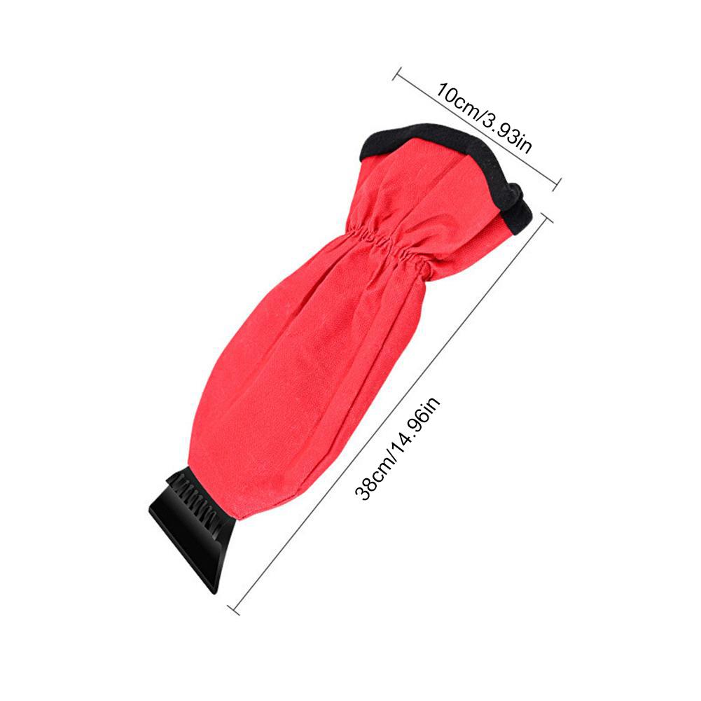 All-in-One Car Ice Scraper & Snow Brush With Thermal Gloves Winter Snow Removal Kit For Auto Window Outdoor Winter Gloves