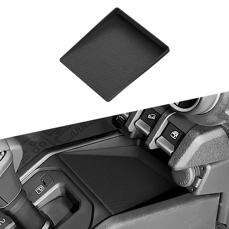 Center Console Storage Box for Suzuki Jimny 2024 2025 Central Tray Pad Organizer Stowing Tidying Car Interior Accessories Black