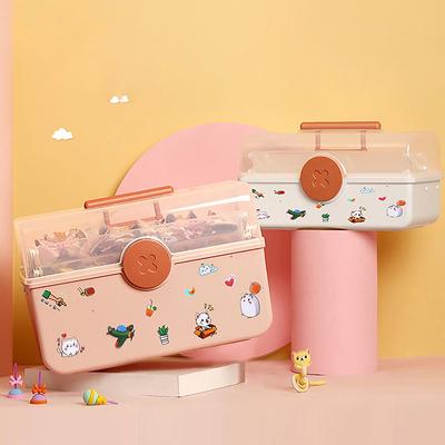 Children'S Hair Accessories Storage Box Baby Head Rope Hairpin Rubber Band Head Jewelry Organizer Cute Girl Jewelry Box