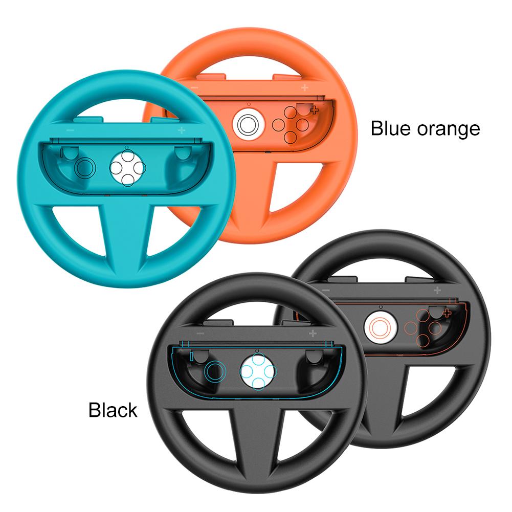2Pcs/Set Hand Grips for NS Switch 2 Left and Right Controller Racing Steering Wheels Handle Stand Holder for Switch 2 Joy Con