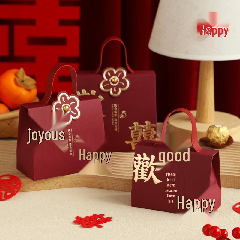 Elegant Large Wedding Candy Boxes 2025 - High-End Gift Bags