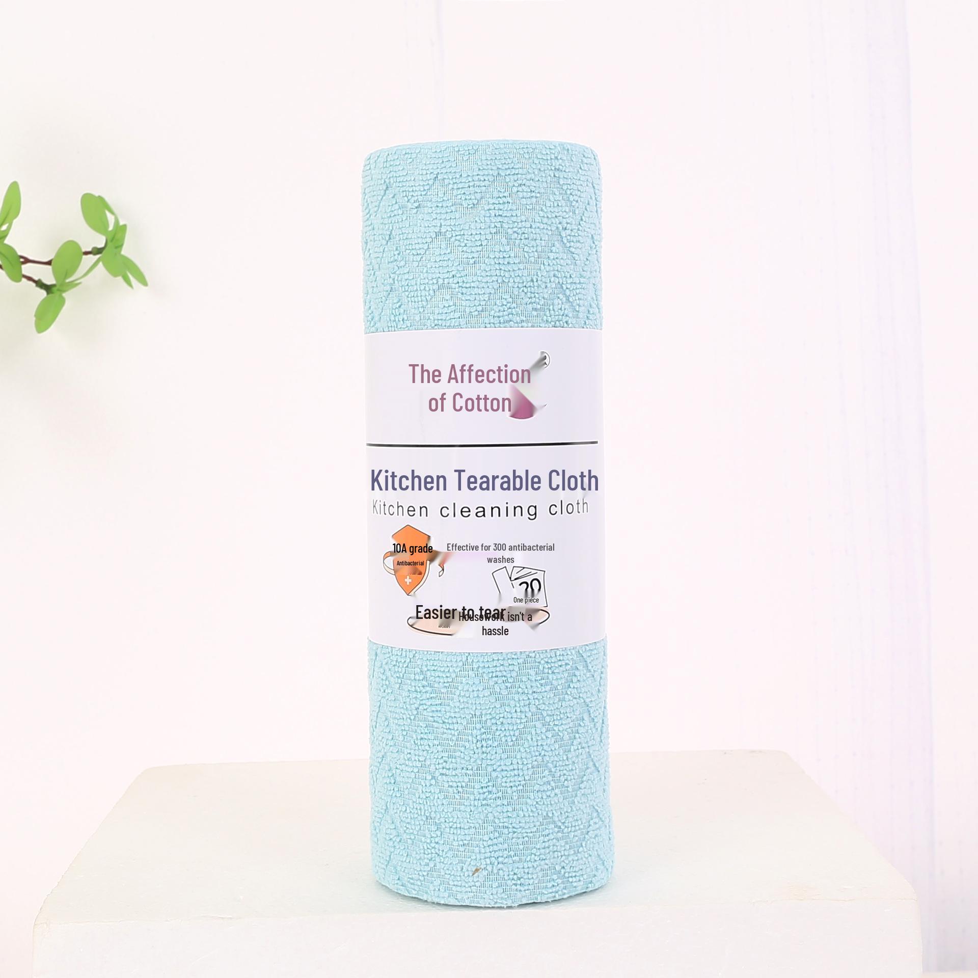 Lazy Person s Kitchen Rag: Tearable, Dual-Use for Wet/Dry Cleaning, Oil-Resistant, Lint-Free, Reusable. 25x25 cm