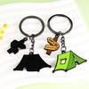 Creative Metal Outdoor Camping Keychain Rv Tent Pendant Key Ring Travel Souvenir For Men'S Dad Birthday Gift