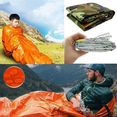 Wander Survival Schlafsack Sonnenschutz Werkzeug Thermisch Warm Halten Outdoor Notfalldecke