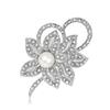 Broche à fleurs délicate et élégante pour femmes, bijoux de mariée