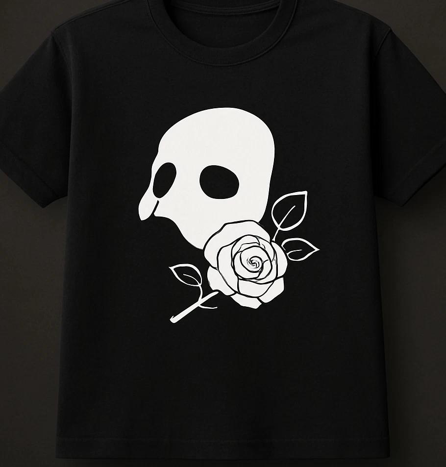 Phantom of the Opera Mask T shirt tee Play Broadway NYC L