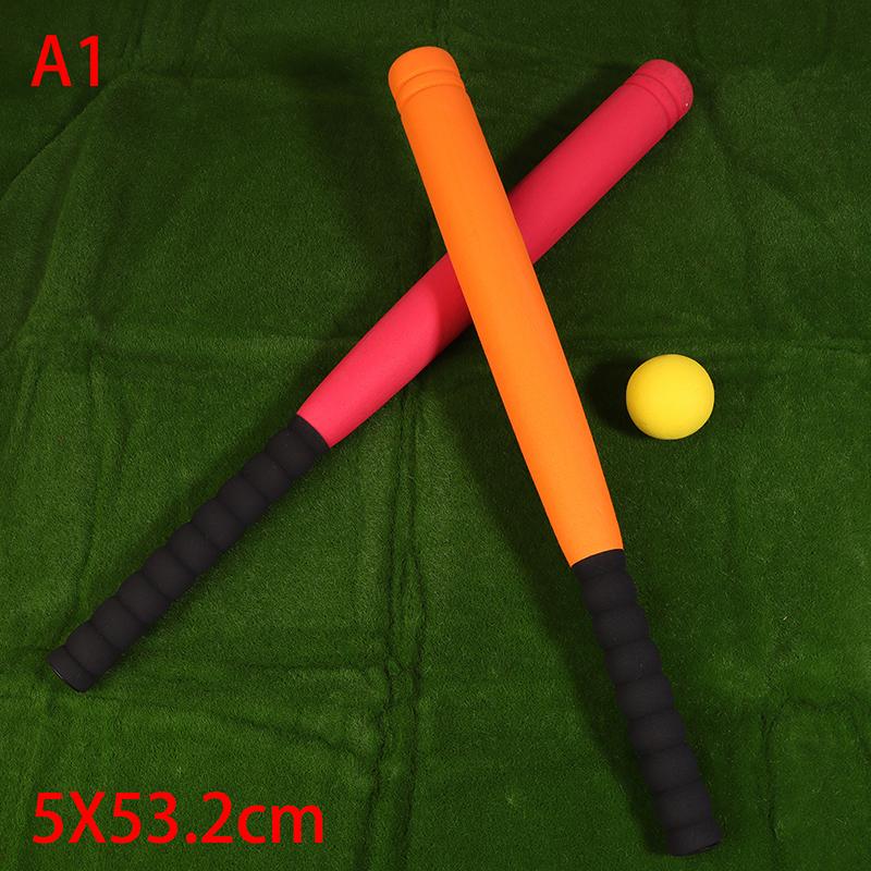 

Детская бейсбольная бита и мяч 21/24 дюйма Легкая безопасная игрушка Ева софтбольная бита Бейсбольная бита для игры в помещении и на открытом воздухе