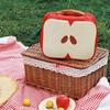 Cartoon Apple Pattern Makeup Bag Women Travel Storage Pounch Cosmetics Toiletry Storage Pounch Female's Handbag Christmas Gift