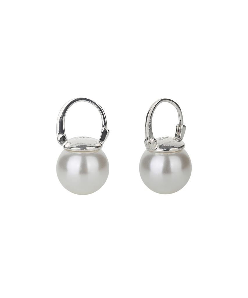 Charmy Silver Pearl Point Earrings