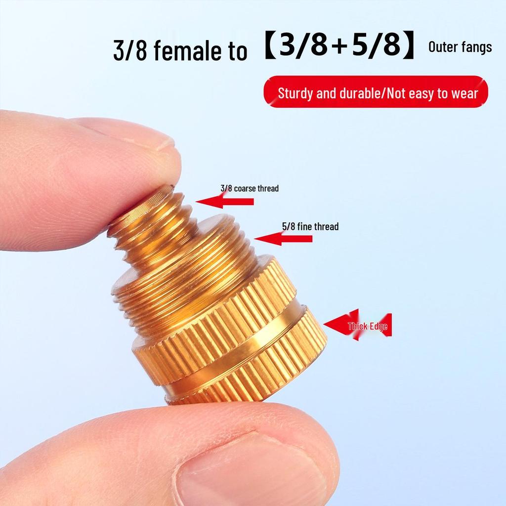 3/8 auf 5/8 Mikrofon-Spinne Adapter: Metallschrauben-Konverter und Klippzubehör für Magic Arm