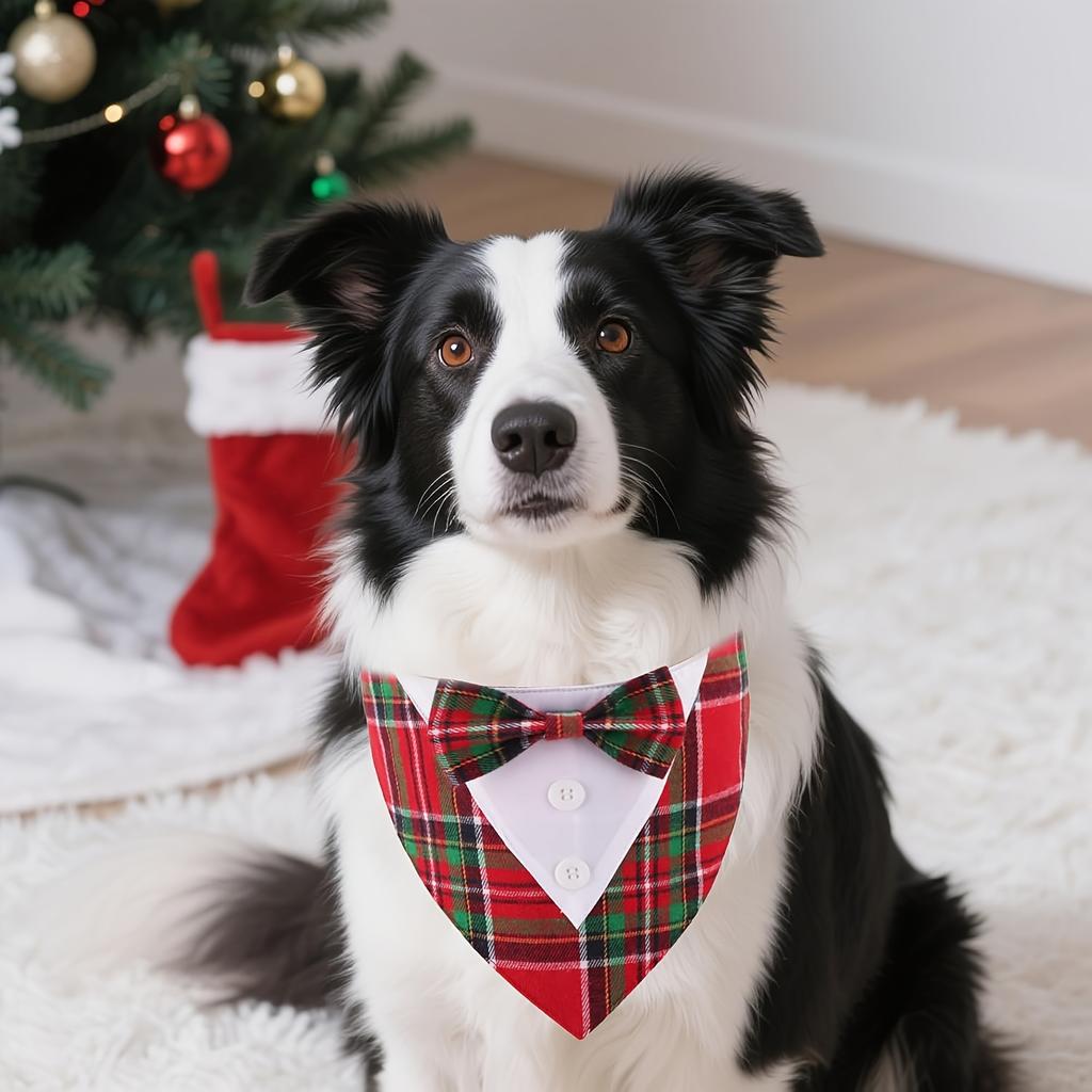1pc Pets Scarf Festival Bow Tie Pet Collar Dog Cat Perfect for Valentine's Day Easter Day Wedding Decorations Pets Costume
