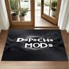 Depeche Mode Design Crystal Velvet Rug Soft Decorative Mat for Bedroom Entrance