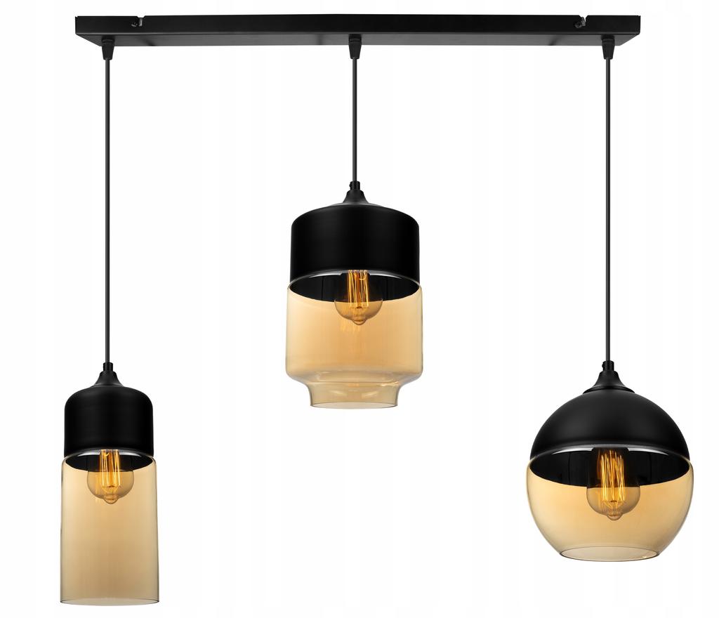 HANGING CEILING LAMP, GLASS LAMP SHADE