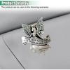 Car Guardian Angel Visor Clip, St. Christopher Metal Medal Bless Driving Safety, Never Drive Faster Than Your Angel Car Visor Clip, Religious Present