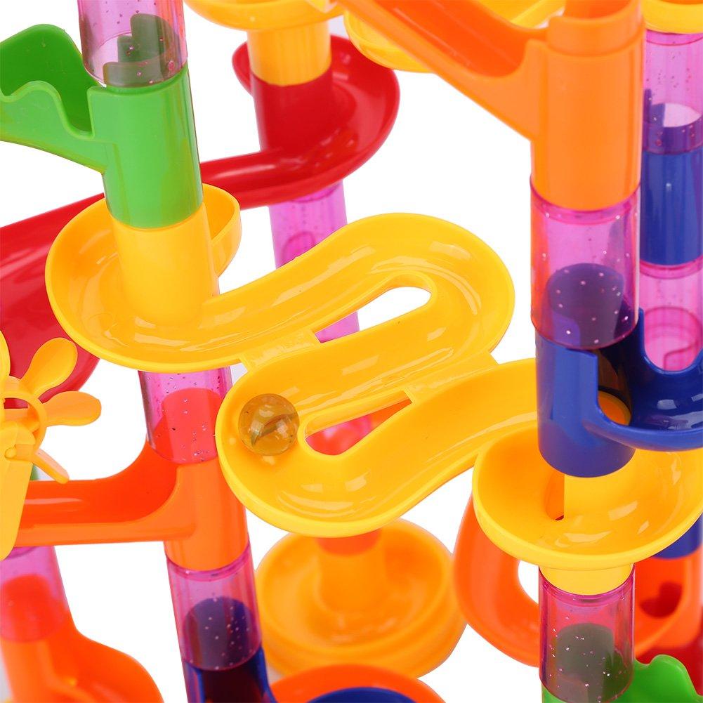 Bead Coaster Slope Looping Educational Toy for and Elementary School Focus and Home Baby Ages 3 and Up 105-Piece Set, Kids, Toddlers, Students, Play,