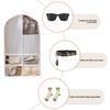 Non Woven Fabric Wardrobe Dust Cover With Multi Pocket Storage For Home And Travel Use