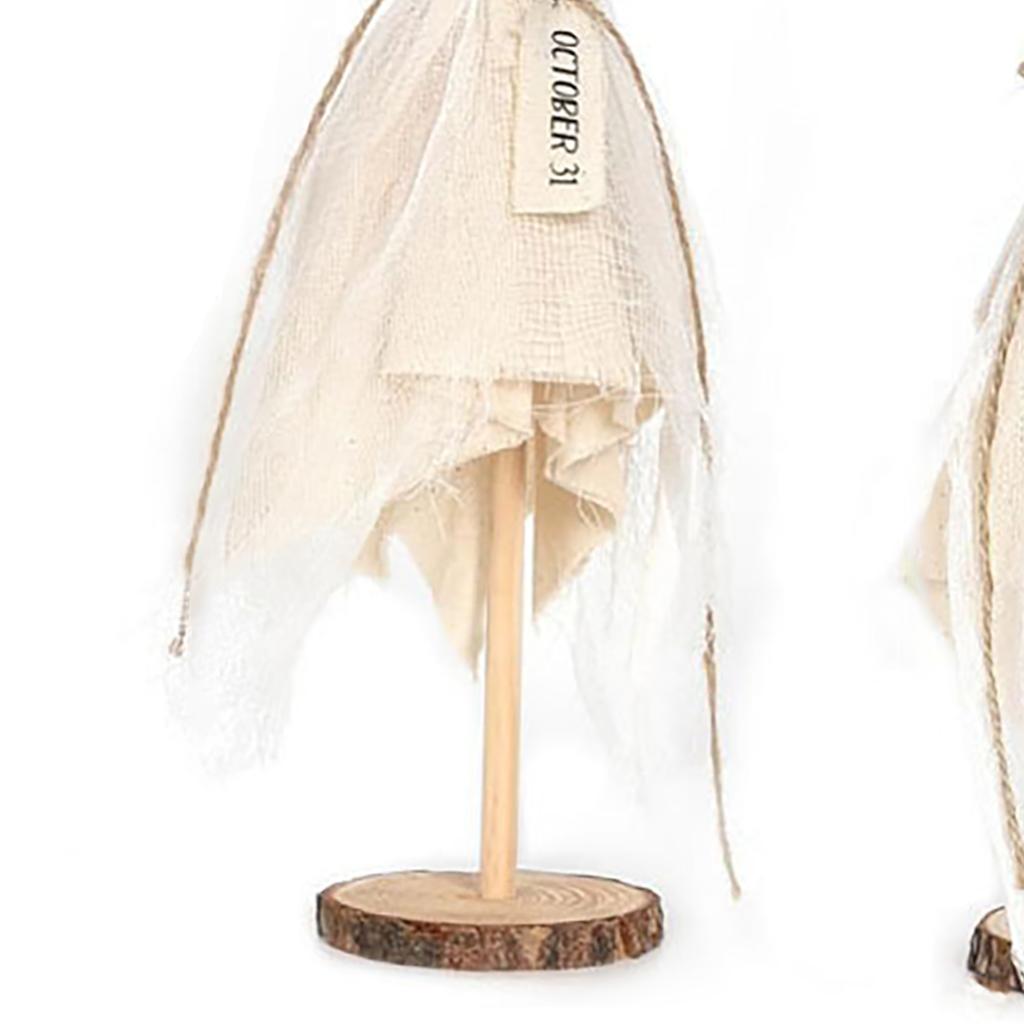 Geist Holzständer Handwerk Heimambiente Ornamente Gruselige Holzdeko für Indoor-Einkaufszentrum