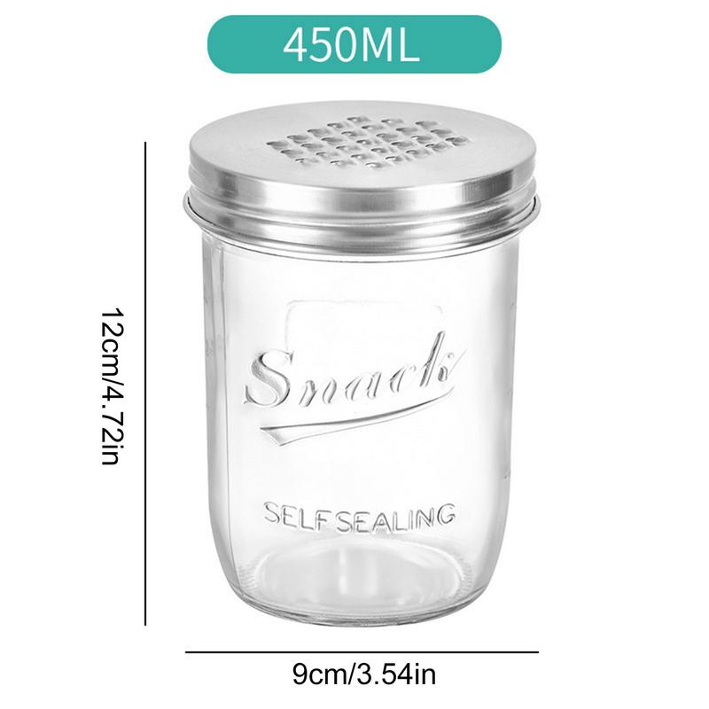 Mason Jar Cheese Grater Lid Stainless Steel Kitchen Cheese Zester Household Shredder Tool For Carrots Cucumbers Cheese