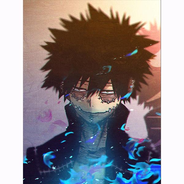 5D DIY Diamond Painting Kit Anime Character Hodgepodge Diamond Embroidery Rhinestones Decorations for Home