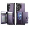 2 in 1 Detachable Card Holder Leather Case for Samsung Galaxy S25 Ultra Edge S24 Plus S23 S22 S21 A56 A16 A36 5G Magnetic Cover