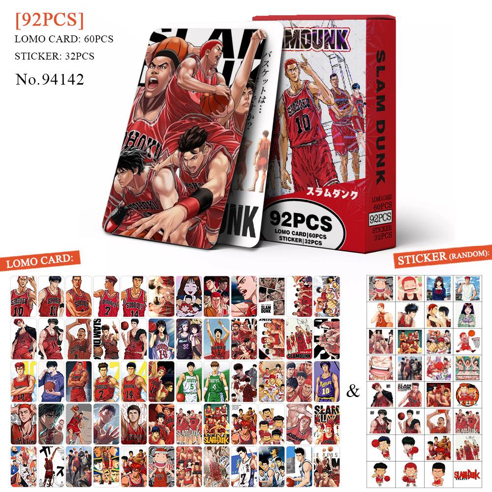 

92pcs/set SLAMDUNK Anime Lomo Card with Postcards Message Photo Collection Birthday Gift