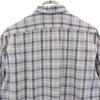 Condor Check Pattern Long sleeve shirt one piece 39-40 Gray Grandpa Shirt Women Used