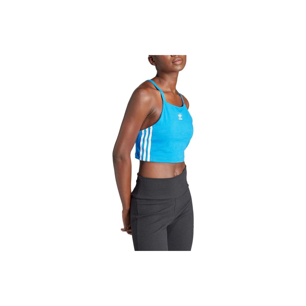 adidas Originals Logo Striped Detail Crop Tank Top IN8376