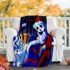 The Nightmare Before Christmas Theme Printed Blanket - Perfect for Couch, Bed, Travel & Outdoor Use | Machine Washable, Cozy & Durable.