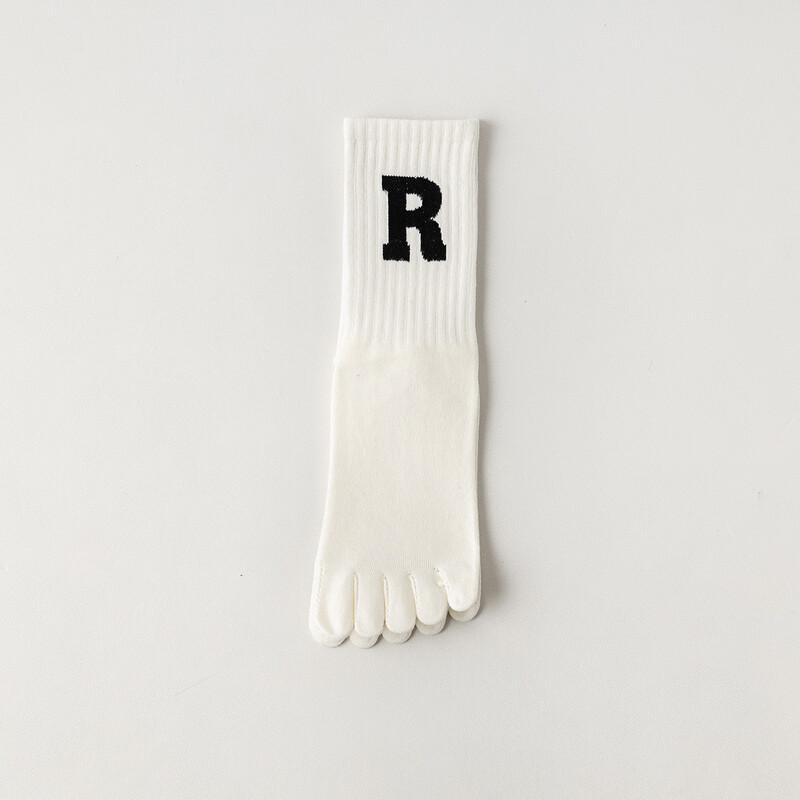 Junbie Women s Mid-Calf Pilates Toe Socks