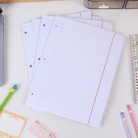 200 Sheets Loose Leaf Paper 8'' X 10.5'' College Ruled Filler Notebook Paper 3-Hole Punched Binder Lined Paper for 3 Ring Binders