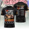 Rock Scorpions Band 2025 Tour Maglietta Stampata 3D Uomo Donna Moda Traspirante Hip Hop T-Shirt Top Corti Oversize Magliette Ragazzo