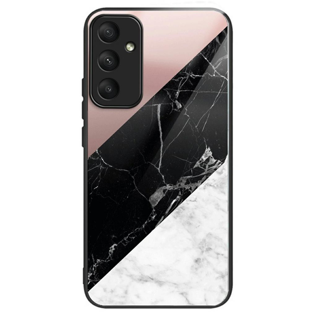 For Samsung Galaxy S25 Case Tempered Glass TPU Drop-Proof Phone Cover Pattern Printing